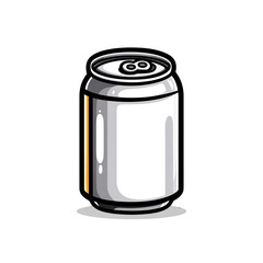 White soda can emoji