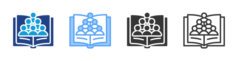 Support Community icon set multiple style collection