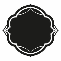 black and white shield