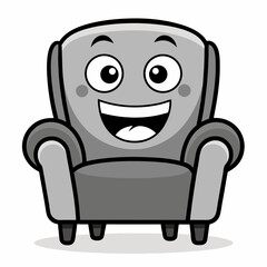funny cartoon chair