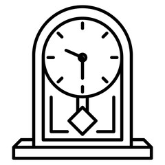 ancient wall clock icon