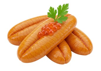 Bottarga roe isolated on white background