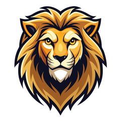 Obraz premium Majestic lion head graphic