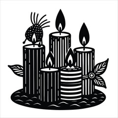 Beeswax Candles – 100% Natural, Handmade, Non-Toxic, Long-Lasting Aromatherapy Candles for Home & Relaxation