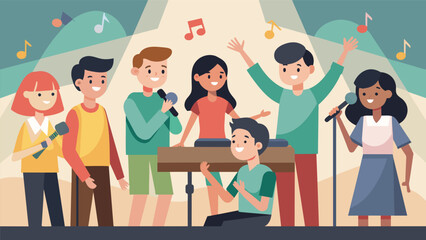 From heartwrenching ballads to upbeat anthems the youth music ministrys concert showcases the range and depth of their talent leaving the audience in. Vector illustration