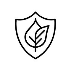 Eco Icon Protection Strategy Global Initiative Infographic Nature Aerial View Sustainability