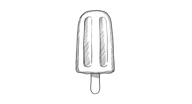 popsicle pencil sketch