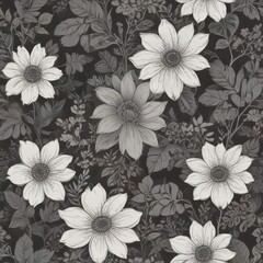 seamless floral background, seamless floral pattern, seamless pattern with flowers