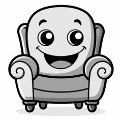 funny cartoon chair