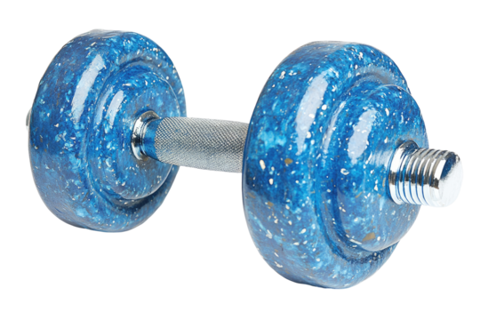 Blue Exercise Weights