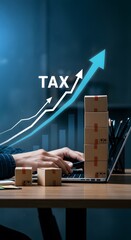 Industry market with US China Trade Showdown or Retaliation Tariff,strategy and solution plan for export, import. Crisis with Liberation Day, ai generated, generated ai 