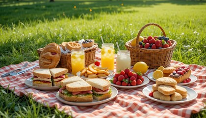 picnic in the garden
