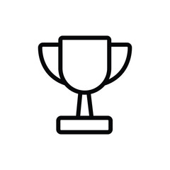 Award Winning Trophy Icon Achievement, Success, Victory, Competition, Prize