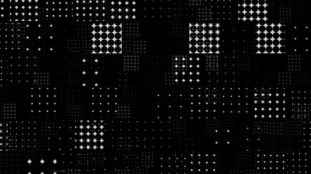 Infinite 3D grid animation loop made with Blender Eevee.