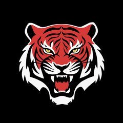 Head tiger ilustration