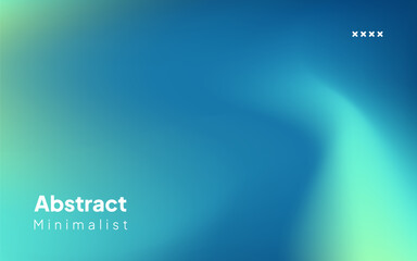 Blue yellow green abstract liquid wave background. minimalist neon colors for landing page, banner, poster