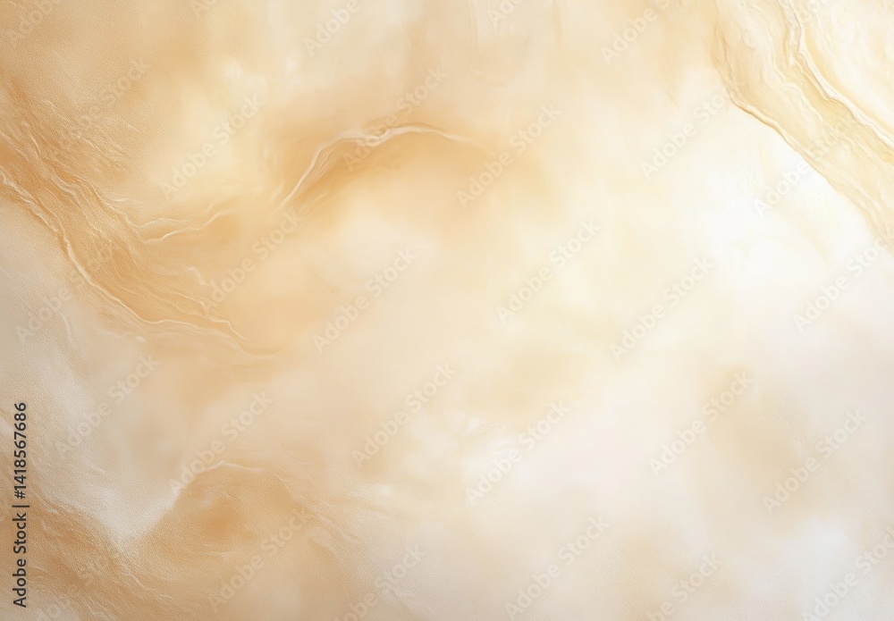 Aufkleber beige abstract background with soft marble-like texture, elegant stone surface pattern in neutral to