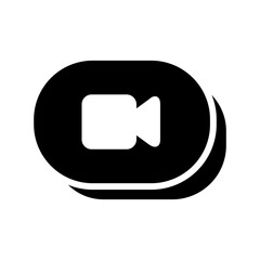 Video icon design template SVG