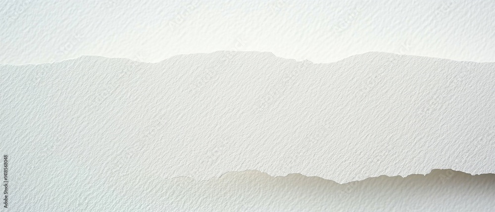 Poster close-up texture of empty white paper with subtle grain and soft edges, clean minimalist background 