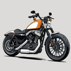 Fototapeta premium various motorbike vectors for graphic design