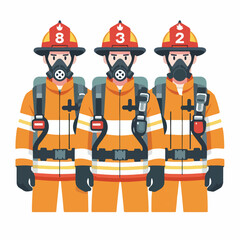 cool firefighter image vector