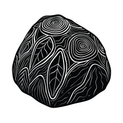 Carved Stone Paperweight – Unique Handcrafted Desk Accessory, Natural Stone Décor for Office, Home, or Gift