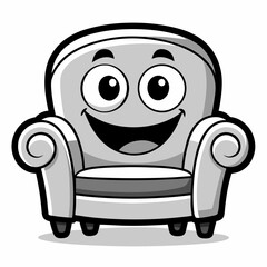 funny cartoon chair