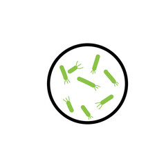 microorganisms under a microscope