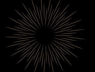 Obraz premium Retro Sun burst shapes. Vintage starburst logo, labels, badges. Sunburst minimal logo frames. design elements isolated. Sun burst light logo. Minimal vintage gold firework