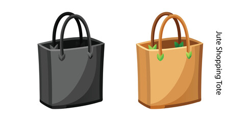 Jute Shopping Tote – Reusable Eco-Friendly Bag, Durable Natural Fiber Grocery Tote for Daily Use, Market & Beach