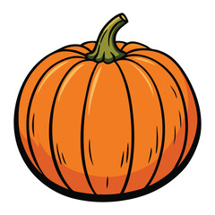 Pumpkin woodcut etching style features bold lines, rich textures, and vintage charm, evoking rustic autumn scenes with a handcrafted, old-world printmaking feel.