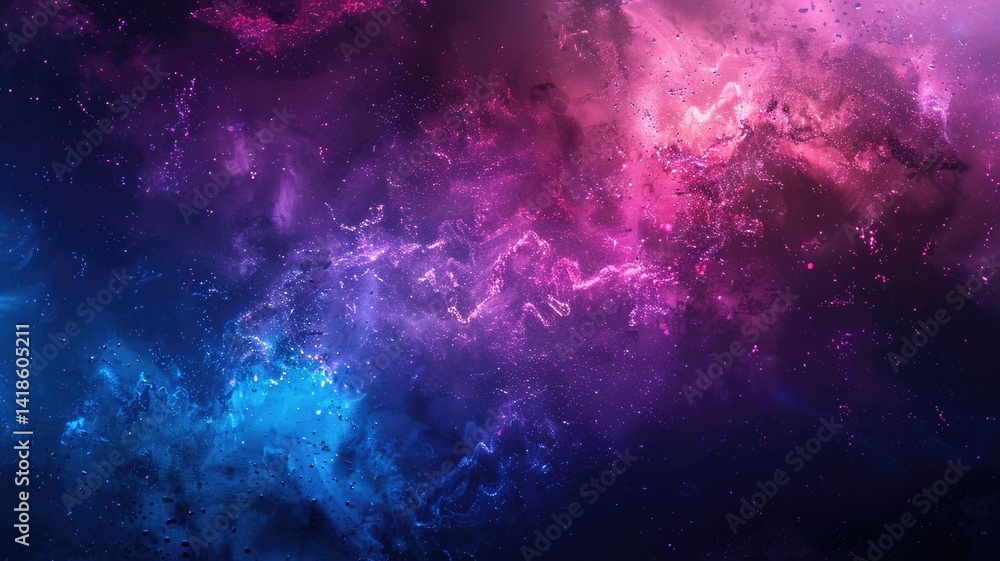 Poster abstract image of gradient texture with pink and blue hues. digital artwork of gradient pink and blu