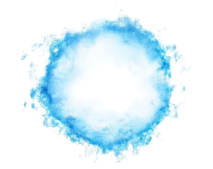 Abstract Blue Circle Design