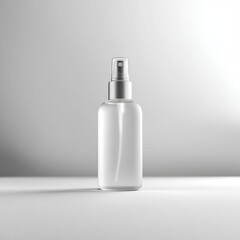 Clear Spray Bottle Mockup: Clean, Minimalist Product Display
