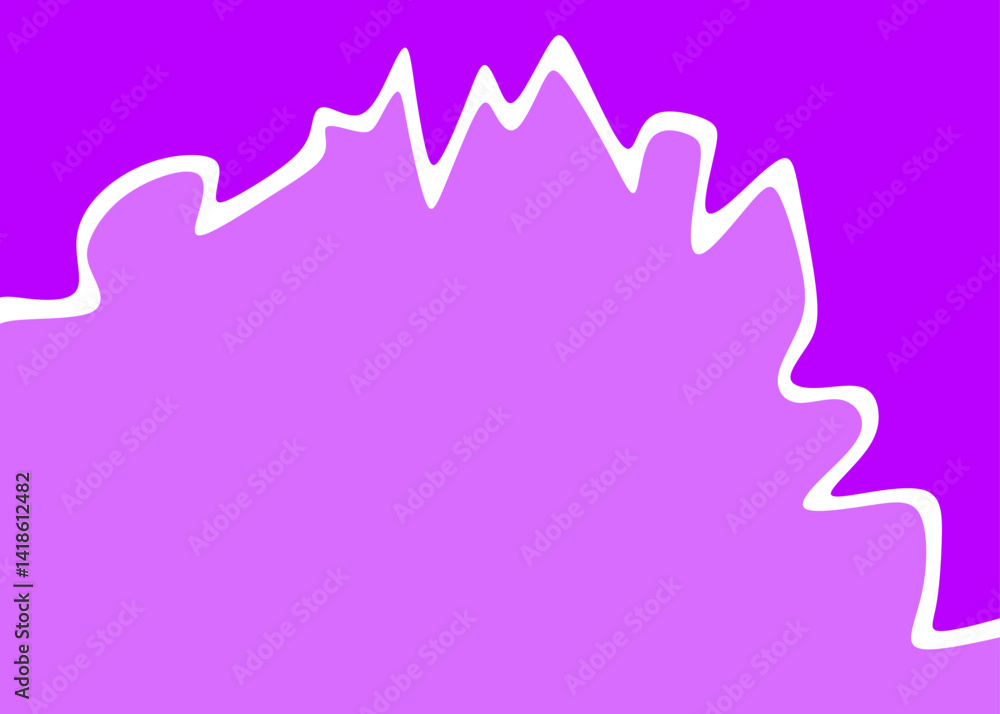 Poster abstract background with simple wavy line pattern and with some copy space area