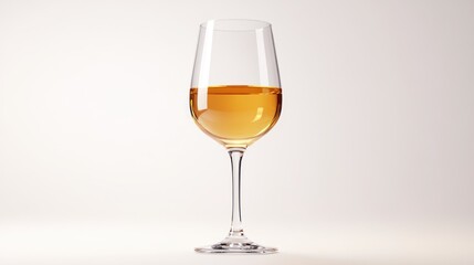 White wine glass pouring, studio shot, beverage, alcohol, advertising