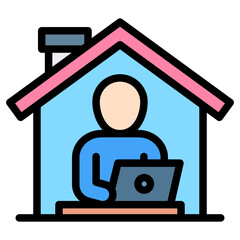 Work From Home Icon
