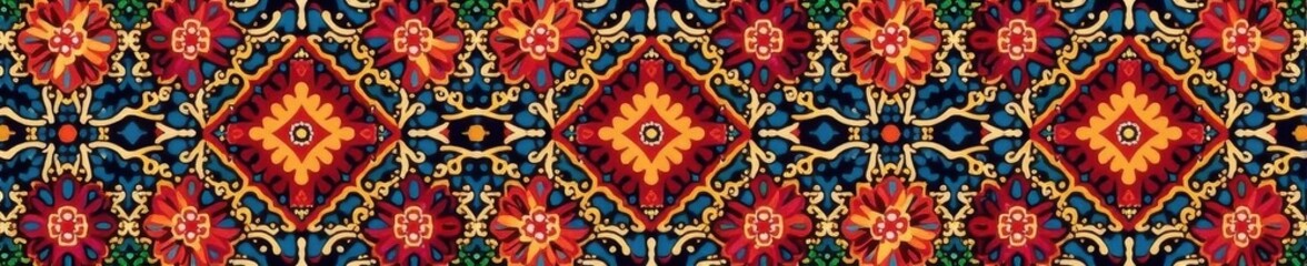 Fototapeta premium Geometric Asian inspired repeating design Perfect for web or print use , website, repeat, design