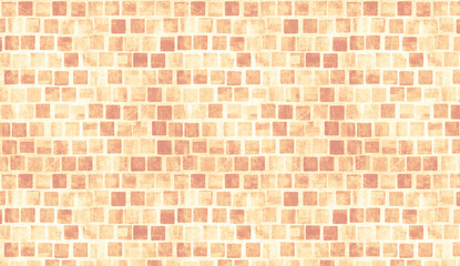 Seamless pattern of square tiles creating a vintage and textured background, ideal for design projects
