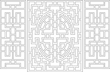 silhouette design vector illustration sketch image background pattern classic vintage ethnic modern traditional line