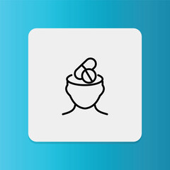 Obraz premium A person holding a pill bottle, symbolizing medication support in mental health treatment.
