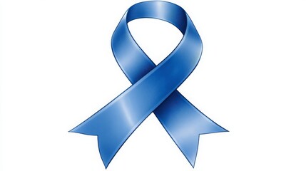 Awareness Ribbon Blue Color Symbol Hope Support Charity