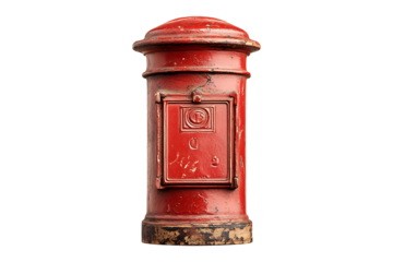 World Post Office day isolated on transparent background

