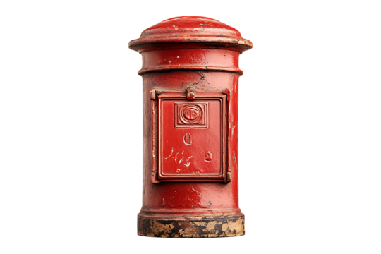 World Post Office day isolated on transparent background
