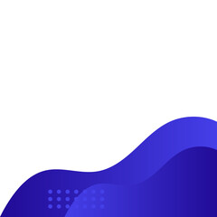 Blue Gradient Corner Memphis