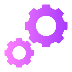 gear gradient icon