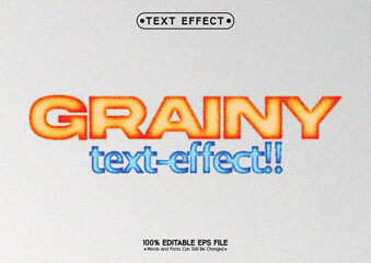 Grainy Editable Text Effect