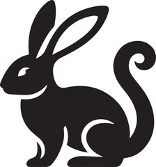 A Rabbit Vector Art Illustration EPS File
