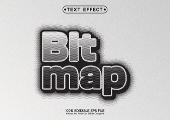 BItmap Style Editable Text Effect