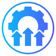 software development gradient icon